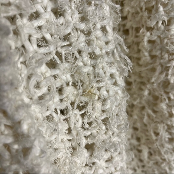 Free People Up The Ladder Sweater Size Large Distressed Vneck Oversized - Picture 6 of 8